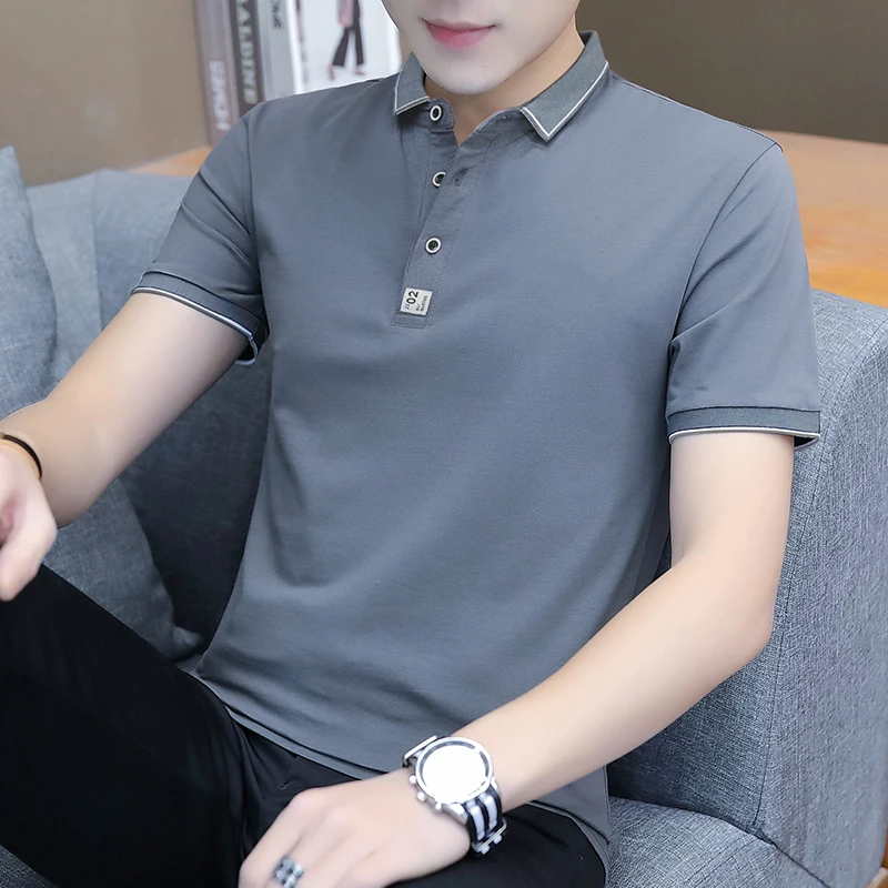 

Модная футболка Browon Zomer в стиле оверсайз, повседневная Приталенная футболка с отложным воротником в стиле Кэти, 7568