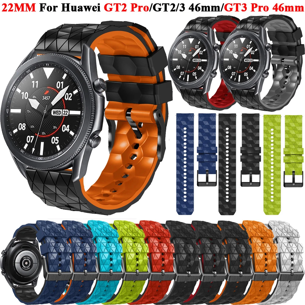 

22mm Silicone Smart Wrist Straps For Huawei Watch GT3 GT 2 Pro Smartwatch Watchband GT2 Pro GT 3 Pro Runner 46mm Bracelet Correa