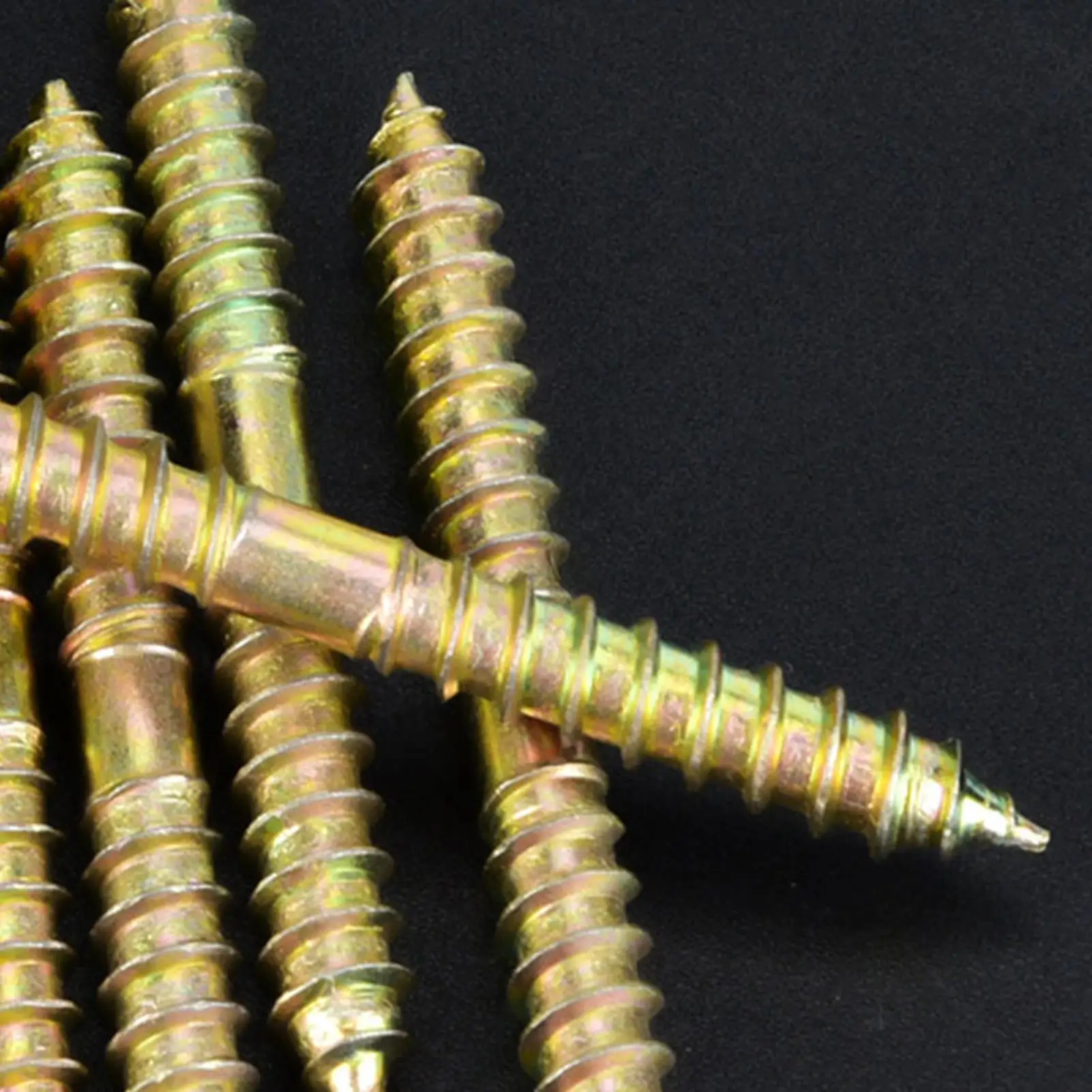 10 шт. 6x60 мм оцинкованные железные дюбельные винты двухсторонние саморезы для