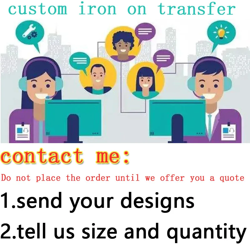 

Custom Iron on Patches for Clothing Vinyl Heat Transfer Stickers Custom Your Own Design