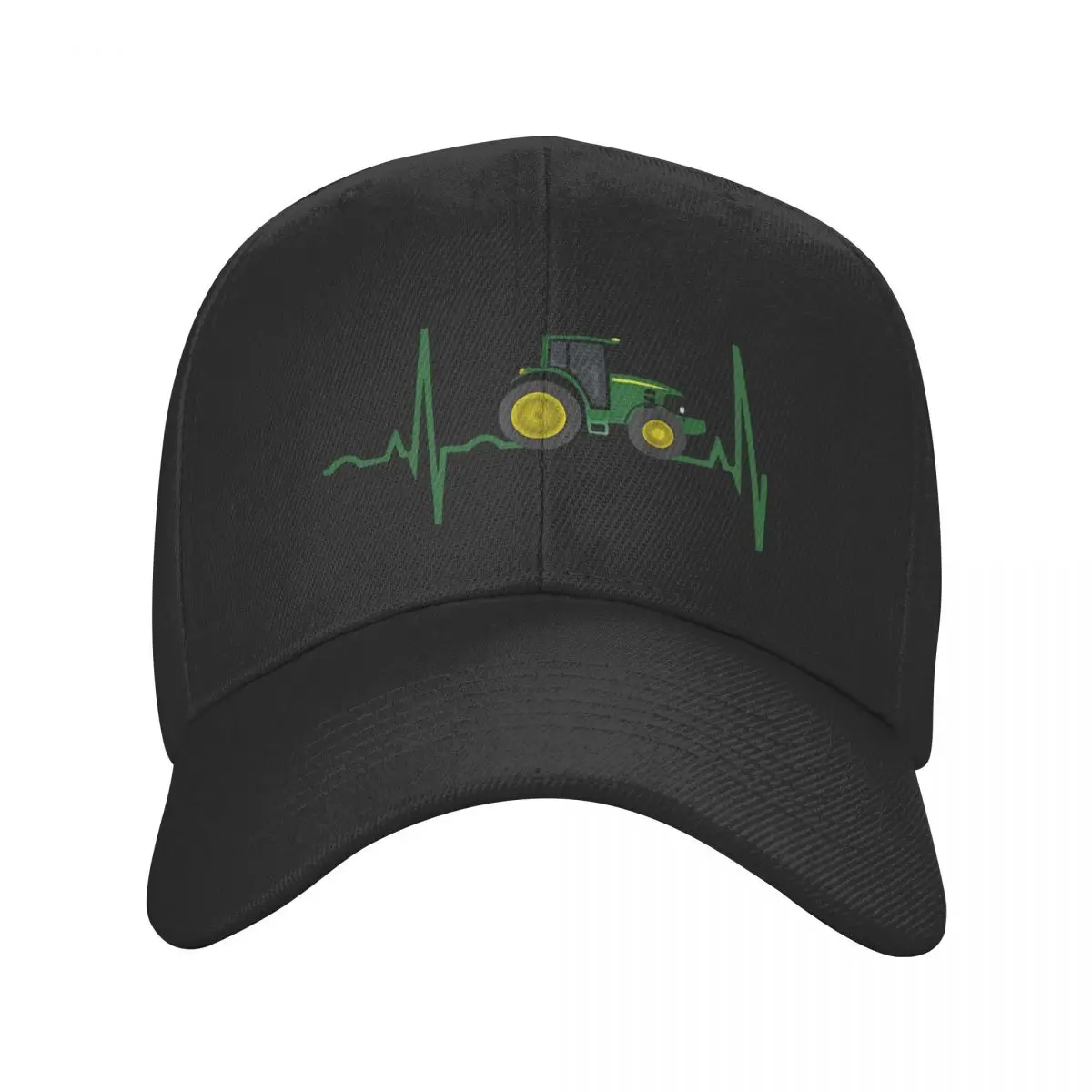 

New Punk Tractor Heartbeat Baseball Cap Men Women Adjustable Dad Hat Performance Snapback Caps Summer Trucker Hats