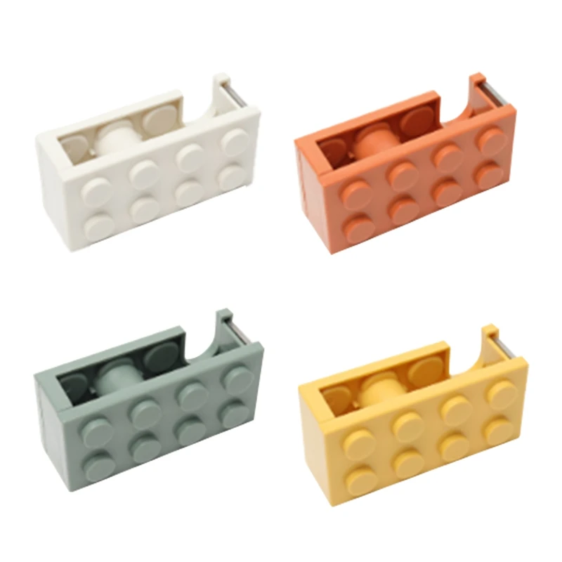 

4 Pack Tape Dispenser For Gift Wrapping Tape Cutter For Office Home School And Crafts