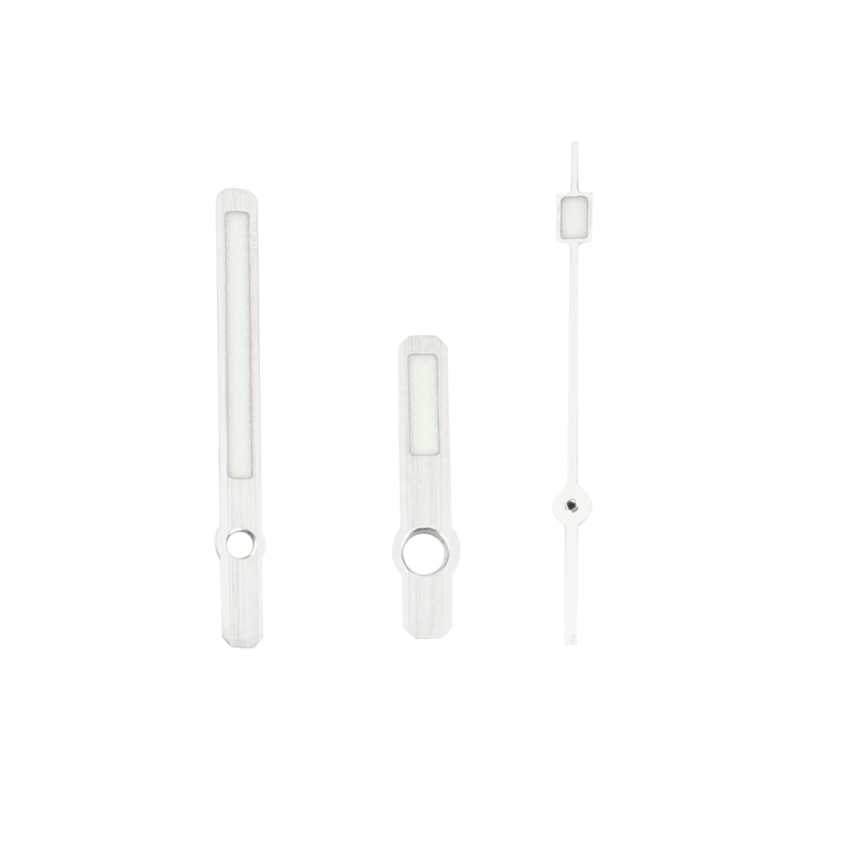 62MAS Твердые стрелки часов подходят для NH35 NH36 ETA2824 2836 ST2130 Механизм Япония C3 Super Green