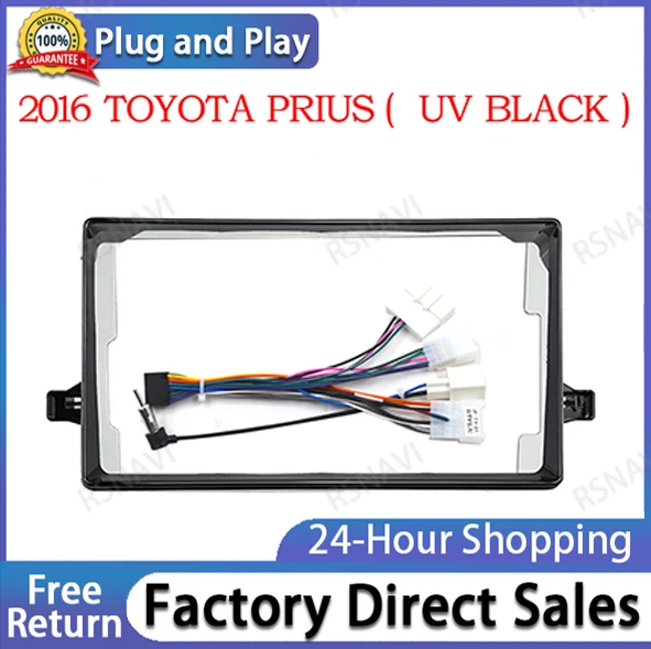 Автомобильный адаптер рамы для Toyota Prius 50 2016 Android радио Dask комплект Facia