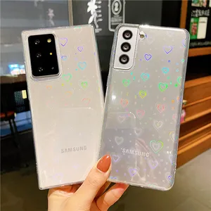 love heart phone case for samsung galaxy s22 s20 fe s21 plus note 20 ultra a53 a51 a71 a52 a32 a12 a72 a50 a21s a31 back cover free global shipping