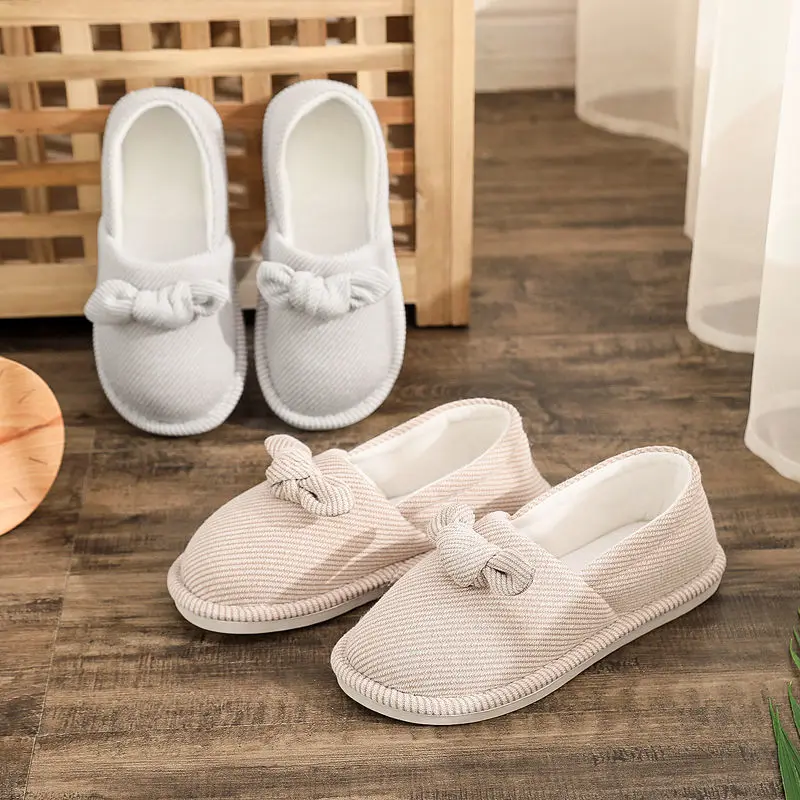 

Pregnant Women Winter Postpartum Supplies Soft Bottom Bag with Waterproof Autumn Winter Pregnant Women Household Cotton Slippers