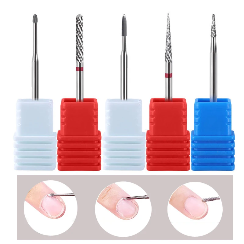 

Tungsten Steel Milling Cutters For Manicure, Removing Nail Edge Dead Skin Nail Drill Bits Electric Equipment Tools