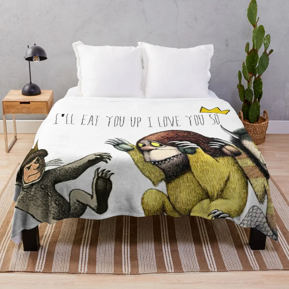 

Where The Wild Things Are Throw Blanket heavy blanket blanket lace blankets sofas of knitted decoration