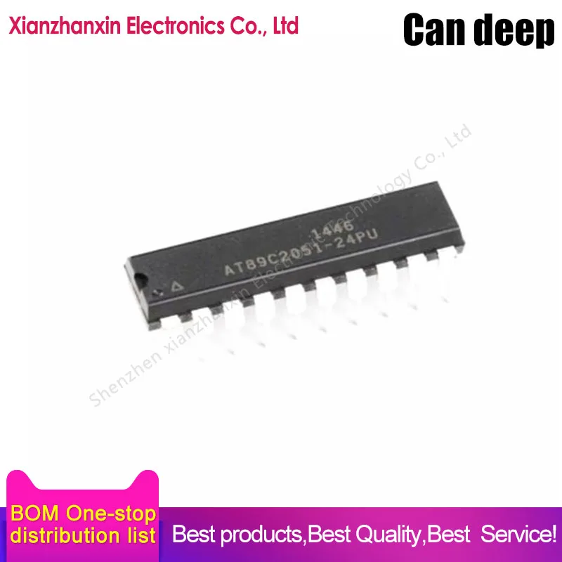 

2 ~ 10 шт./лот AT89C2051 DIP20 AT89C2051-24PU 8 bit microcontroller