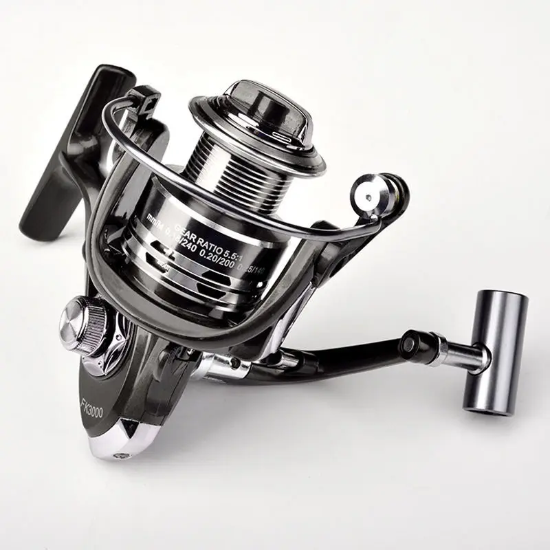 Fishing Wheel All-metal No-gap Metal Rocker Fishing Line Wheel Sea Rod Fishing Wheel Sea Rod Spinning Wheel Slip Road Sub Wheel