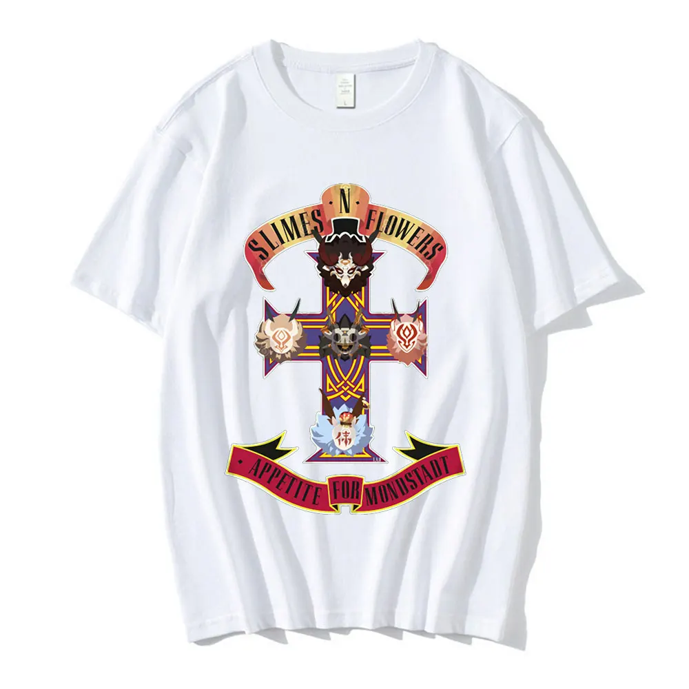 

Anime Game Genshin Impact T Shirt Men Women Hu Tao Graphic Tees Xiao Genshin T-shirt Unisex Hip Hop Tops Harajuku T-shirts