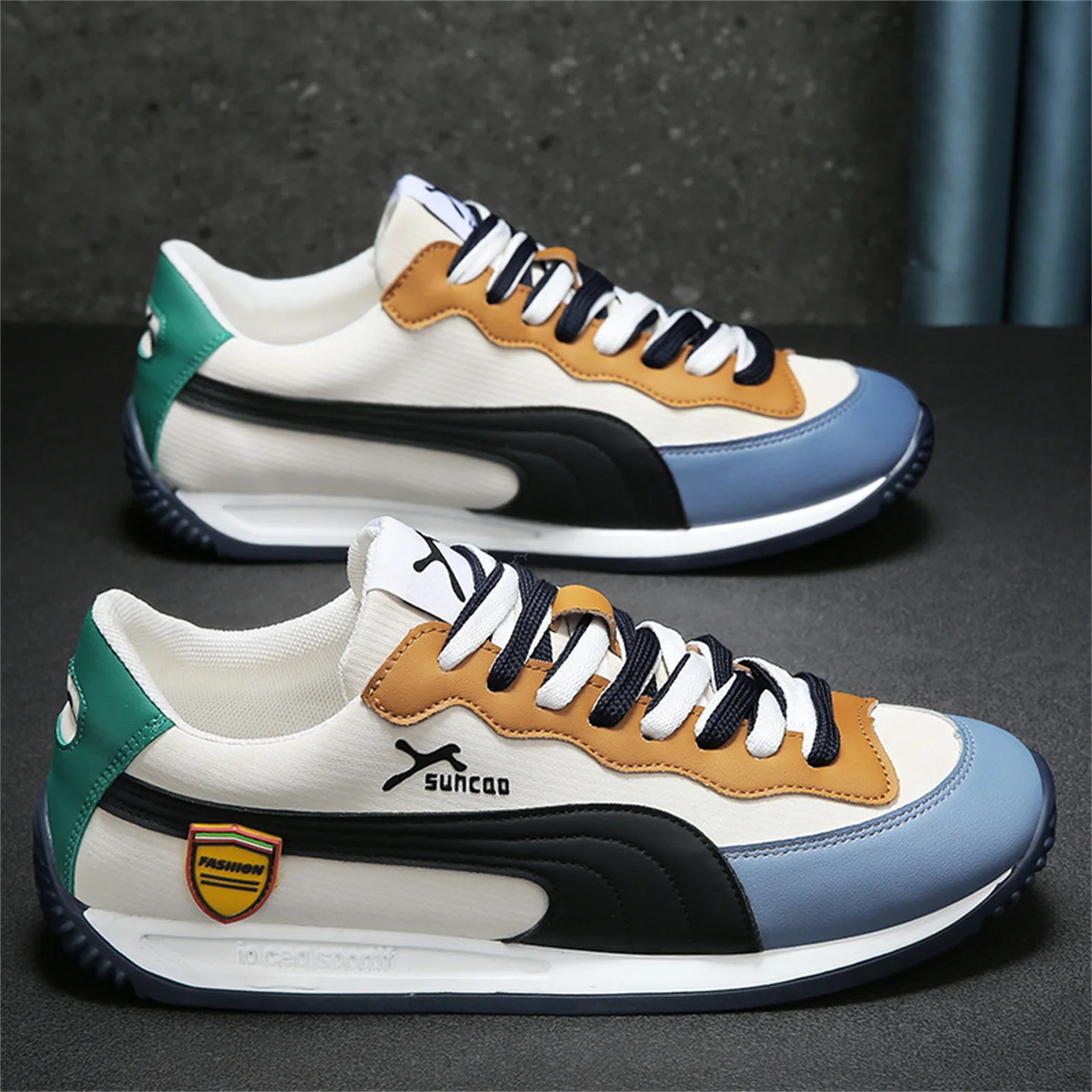 

Men'S Shoes 2023 Spring New Sports Shoes Men'S Korean Fashion Casual Board Shoes Low Top Lace Up Trendy Board Shoes