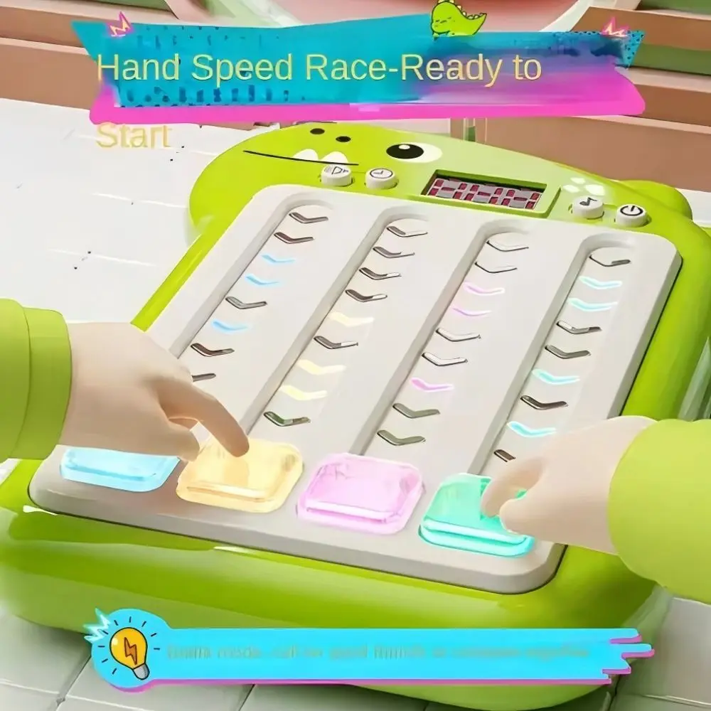 Ритм-игровой автомат в форме динозавра мультяшная детская тренировка игрушки