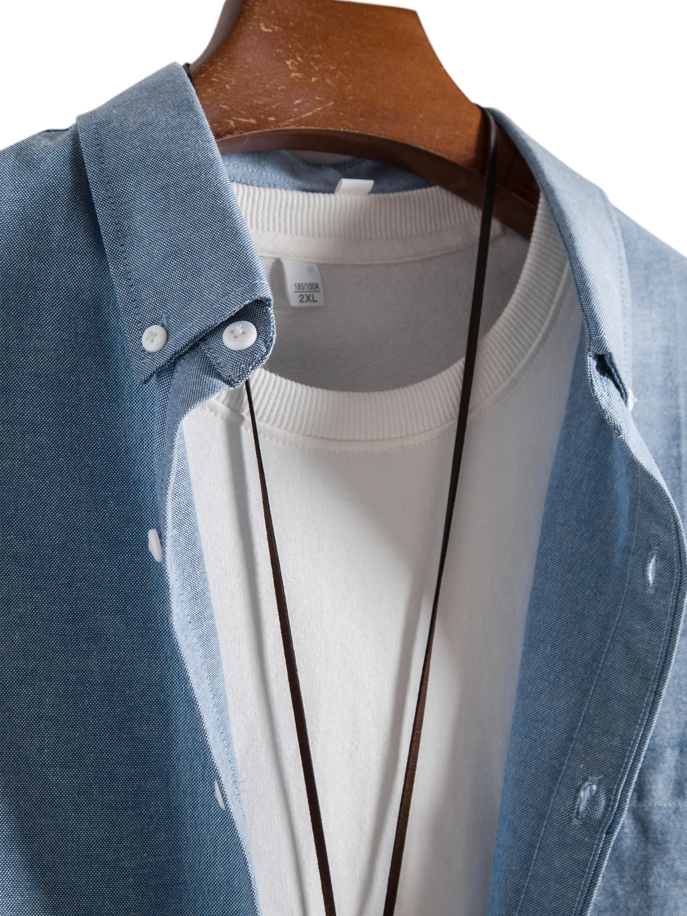 2022 Autumn Winter New Oxford Textile Men's Long Sleeve Casual Party Party Solid Button Pocket High Quality Cotton Shirt