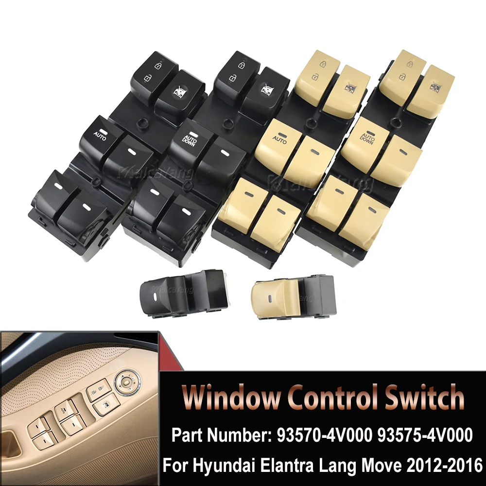 

High Quality Electric Power Window Master Switch For Hyundai Elantra Lang Move 2012 2013 2014 2015 2016 93570-4V000 935704V000