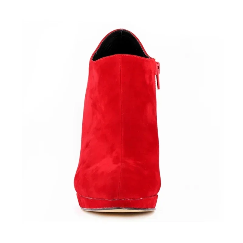 Женские ботильоны на шпильке соблазнительные туфли-лодочки сезон осень-зима