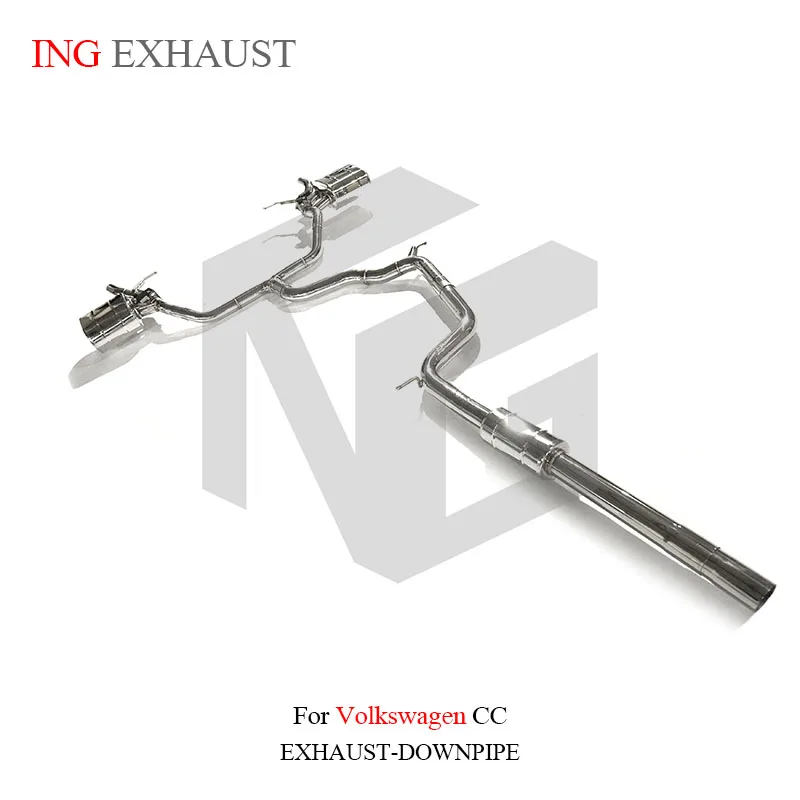 ING новый стиль из нержавеющей стали Catback для Volkswagen CC 2.0T глушитель двигателя