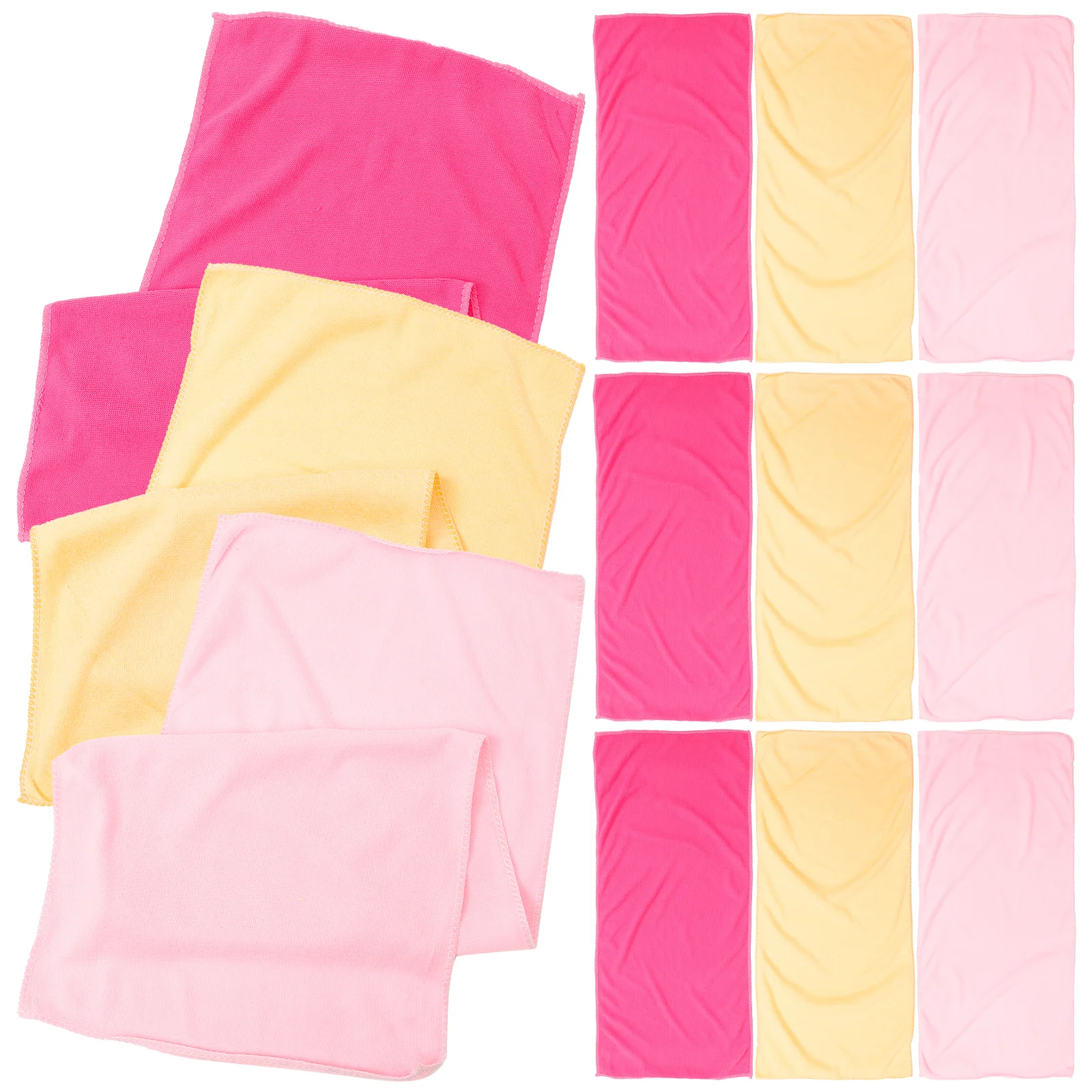 

12 Pcs Cat Bath Towel Quick Dry Dog Drying Shower Tool Pet Microfiber Towels Dogs