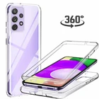 Силиконовый ударопрочный чехол с полной защитой для Samsung A53 A73 5G A03S A52 A72 A42 A32 A22 A12 A51 A71 A31 A11 A81, прозрачный чехол