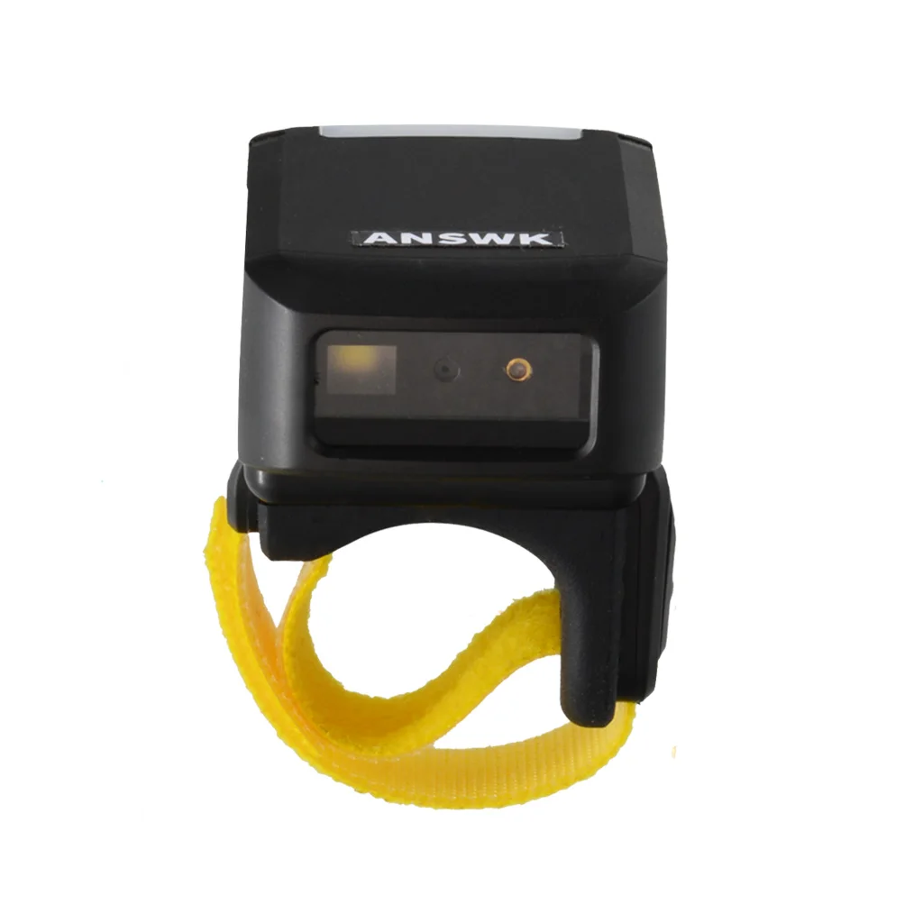 ANSWK RS50 2D Mini Bluetooth Ring Barcode Scanners with Zebra SE4107 or Honeywell N4680 Similar with RS5100