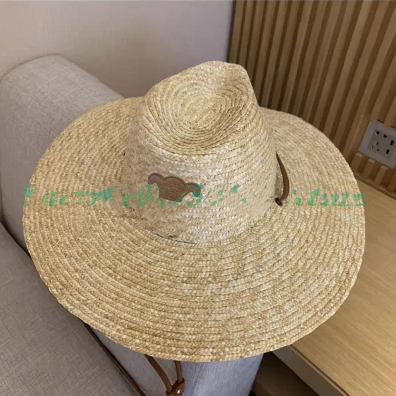 

Fashion Panama Hat Kids Women Hat Sun Protection with tie Straw Hat Outdoor Sun Hats Beach Hats Design Beach Hat Sun Hat