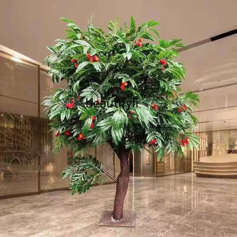 Имитация яблочного боярышника декоративное бонсай из массива дерева большое