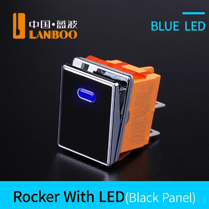 Кулисный переключатель LANBOO 2822 нержавеющая сталь 16А