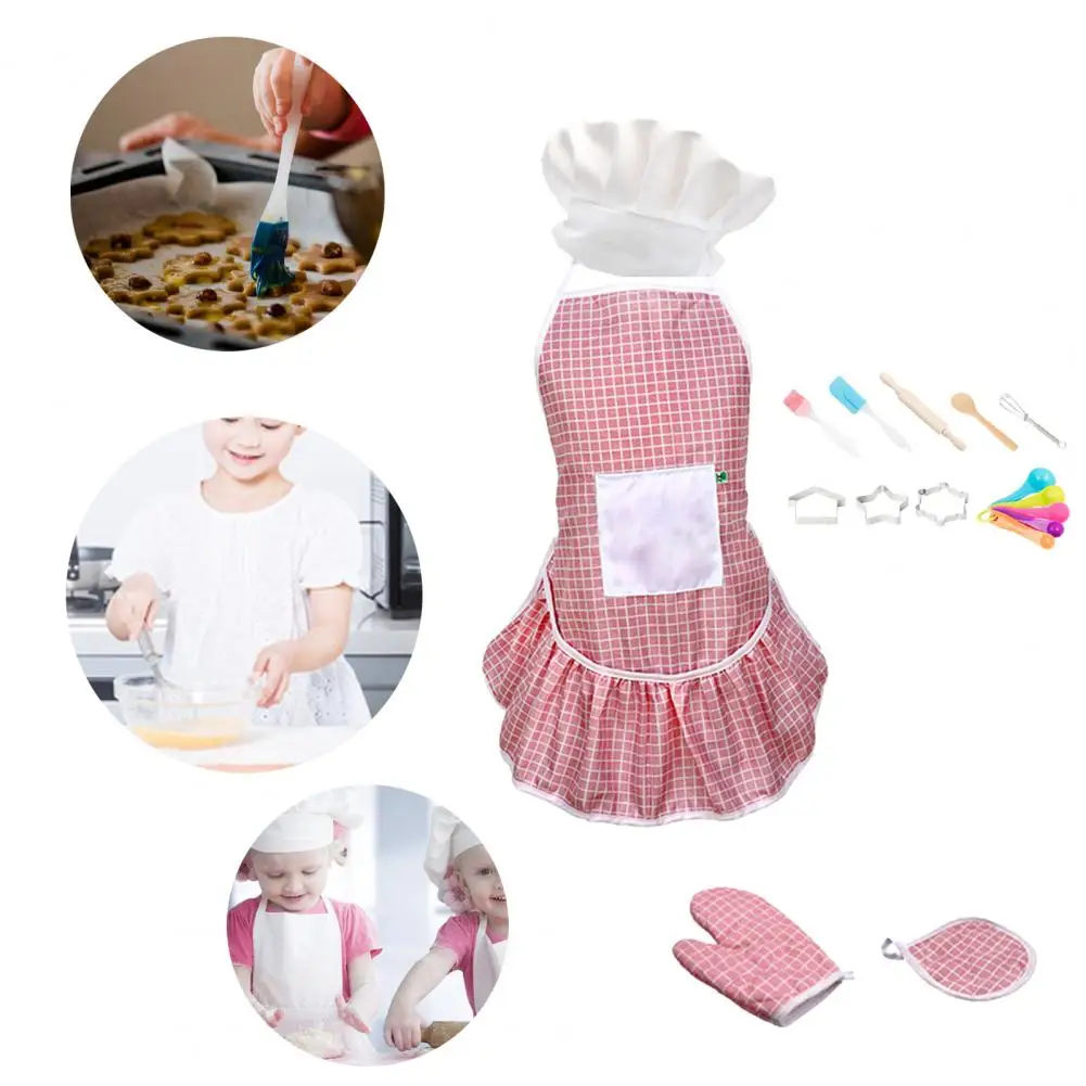Plastic Durable Dress Up Role Play Baking Toy Set Metal Cooking Exercise Social Skills for Parents | Дом и сад