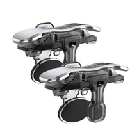 1pair pubg mobile shooting joystick gamepad trigger button l1r1 free fire aim button game controller for iphone android phone
