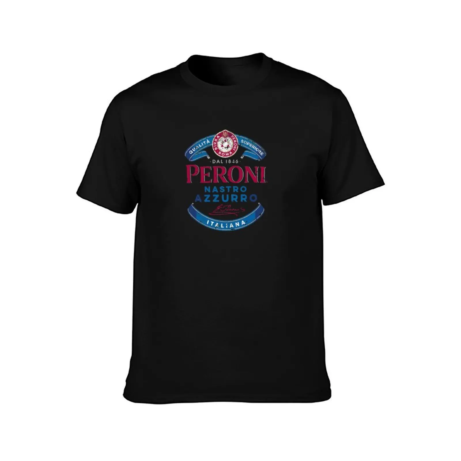 Фото Футболка Peroni Nastro Azzurro Italy в винтажном стиле с принтом №2