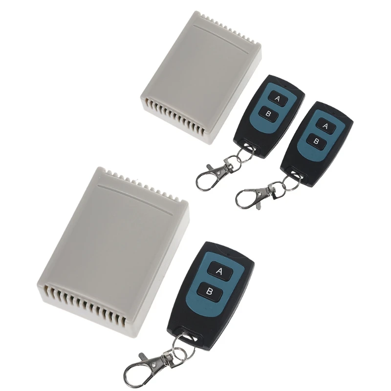 

Wireless Remote Switch DC 12V 2 Channel Multi-Function Remote Control Switch 433Mhz Transmitter Toggle Momentary Mode