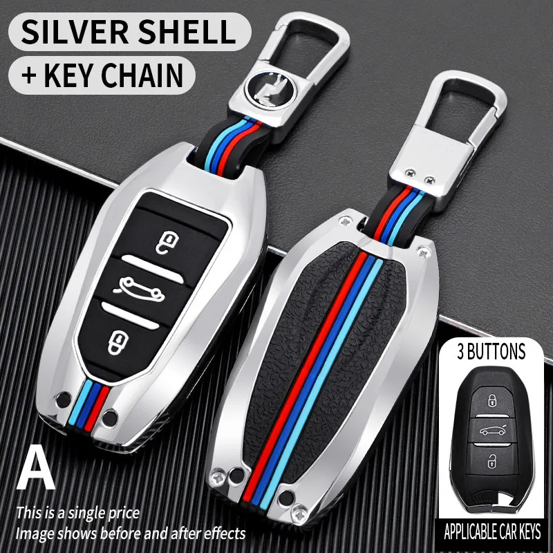 

Чехол для автомобильного ключа для Peugeot 207 3008 208 308 2008 307 508 5008 Citroen C1 C2 C3 C4 Grand Picasso C5 Ds 3