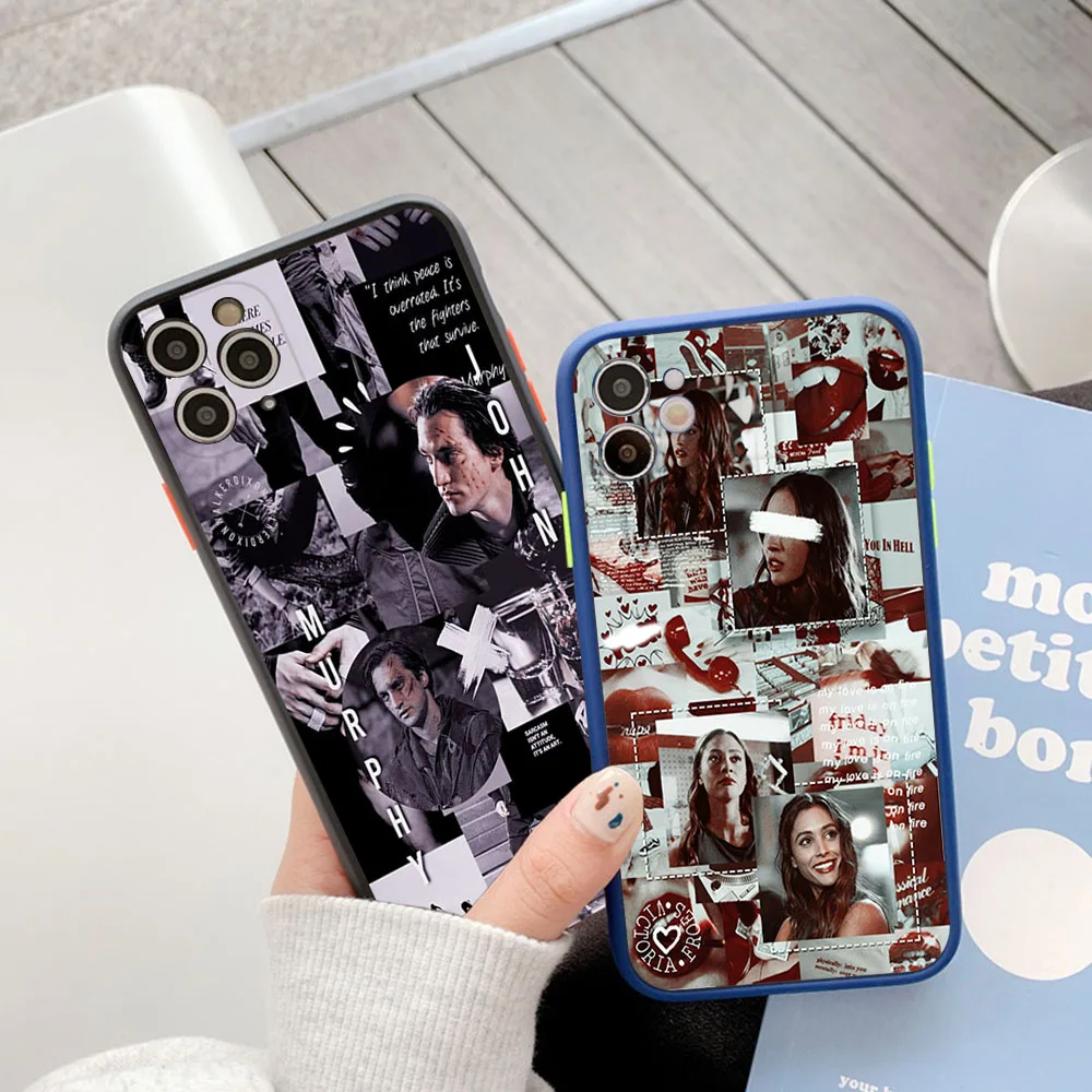 Чехол для телефона iphone 16 Plus 15 14 13 12 11 Pro Max 8 7 XS XR X SE The 100 Liza-Лоу Матовый