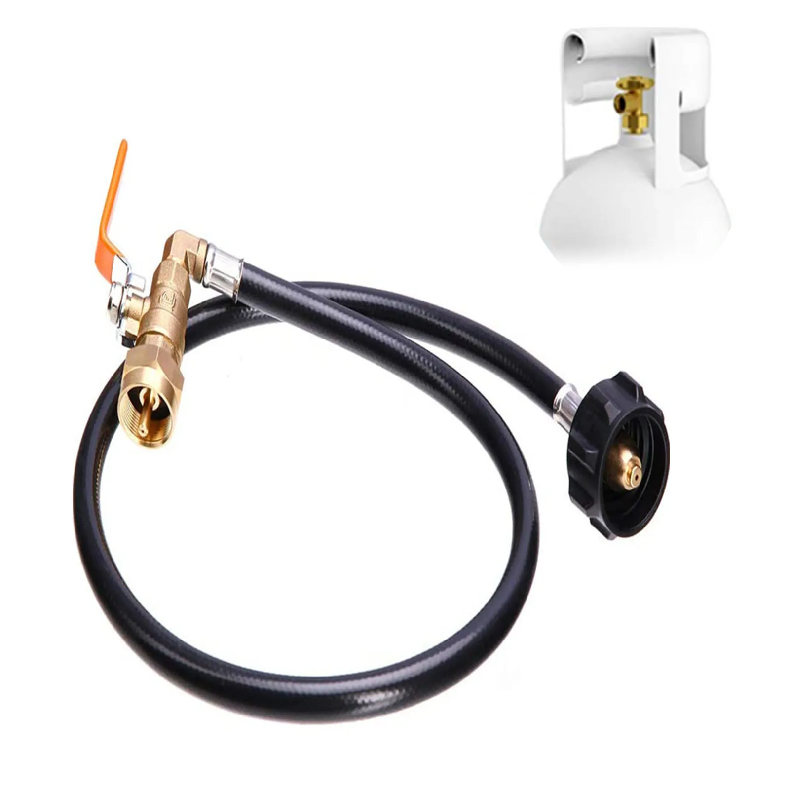 

Propane Refill Adapter Hose Propane Tank Adapter With ON/Off Shutoff Valve Propane Tank Refill Adapter 1 Pound Propane Refill