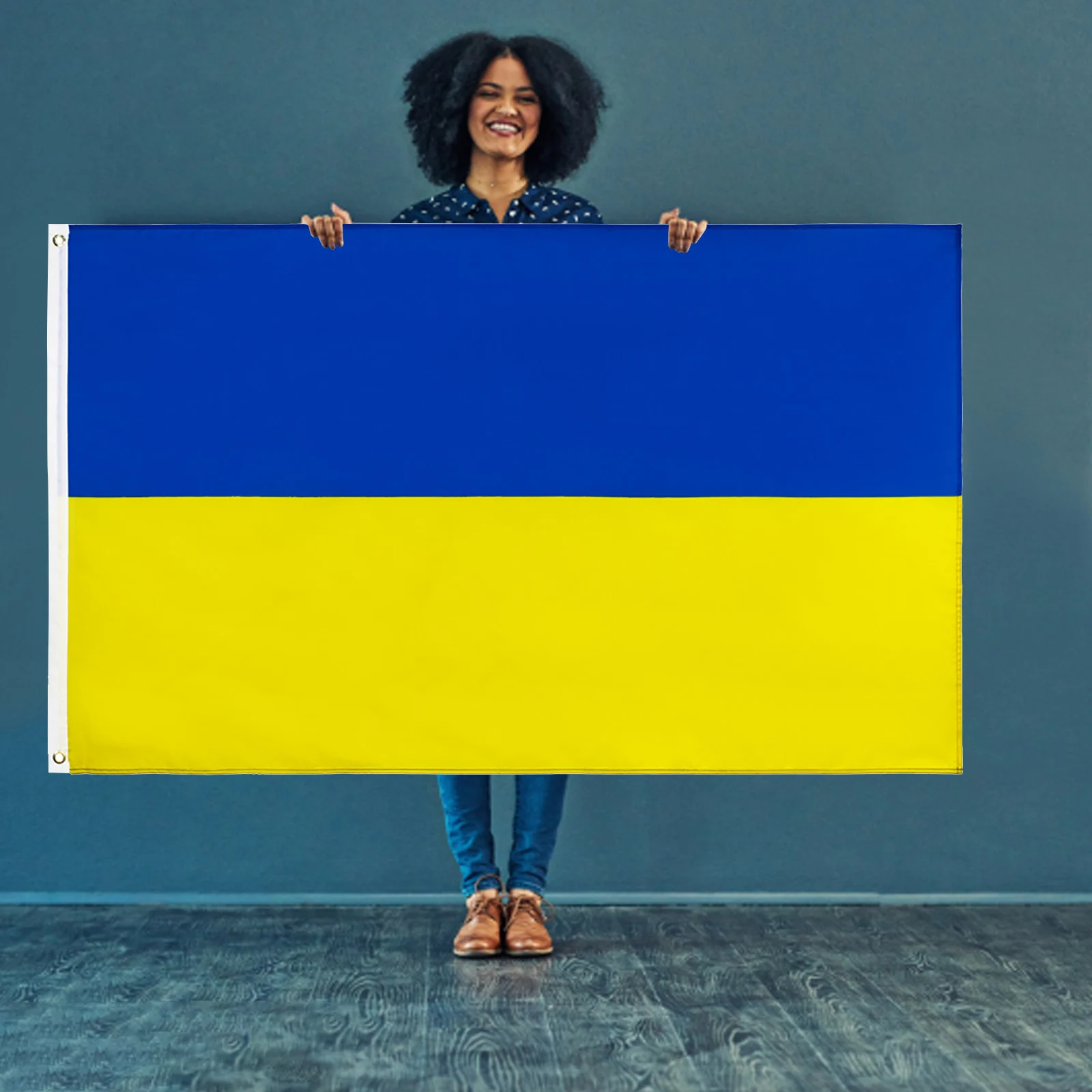 

90*150cm Ukraine Flag Flying Flag No Flagpole Ukraine National Home Decoration flag banner European Cup Flag blue yellow