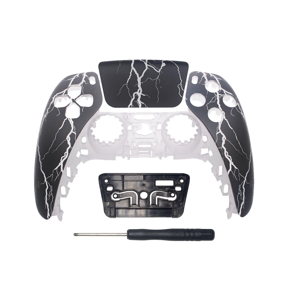 

Customized Game Controller For PS5 Front Housing Cover Case Shells Touch Pad For Playstation5 Joystick BDM010 BDM020 Shell
