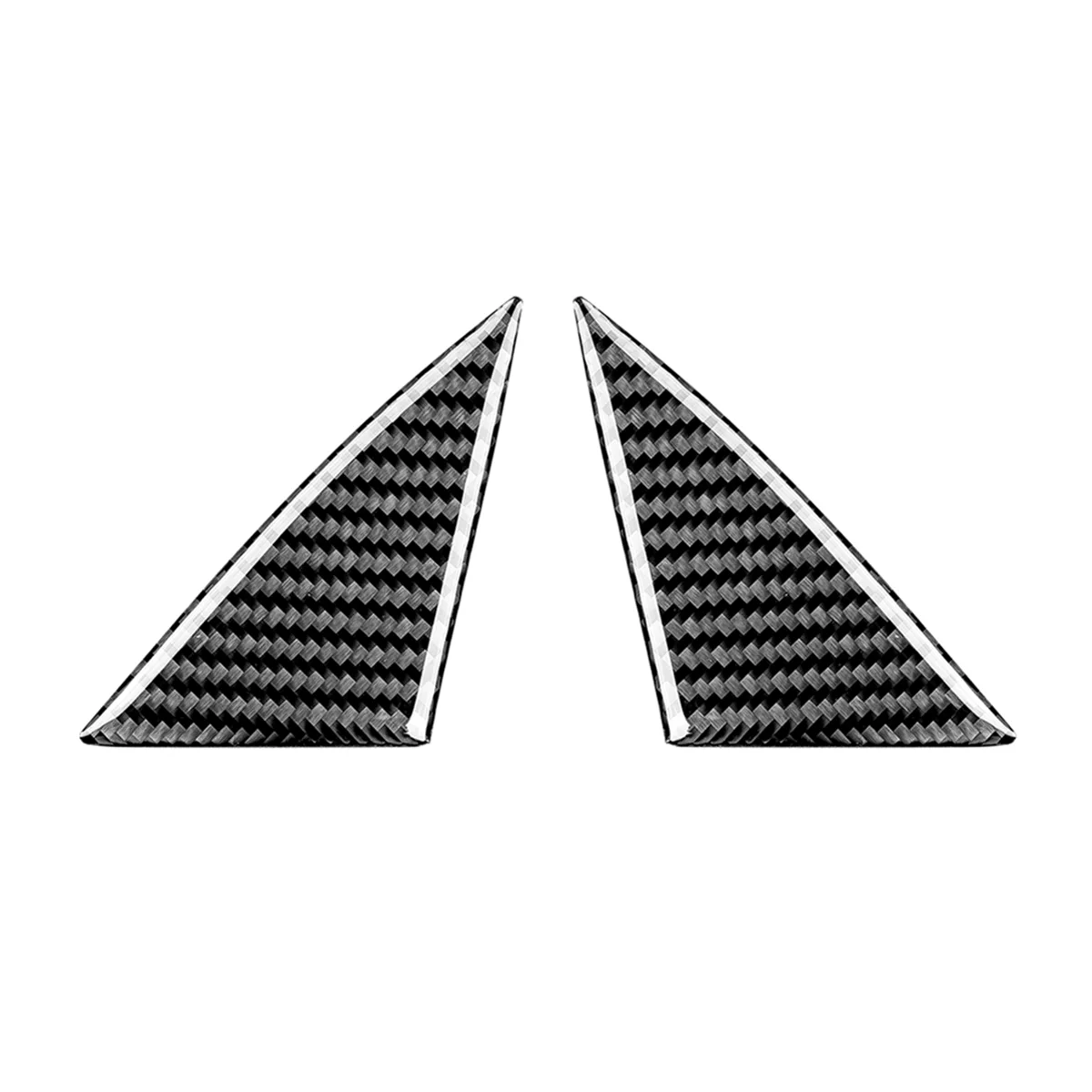 Настоящее углеродное волокно для Kia Stinger 2018-2023 внутренняя накладка на стойку