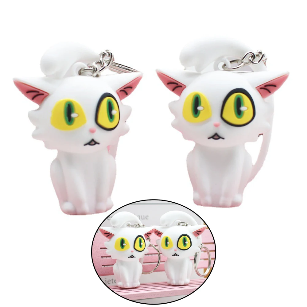 

Anime Suzume No Tojimari Dajin Keychain Cosplay Cute Cat Pvc Key Chain Pendant Keyring