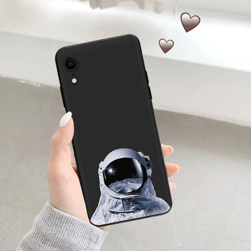 Черный матовый чехол для телефона iphone 16 Pro 15 14 13 12 Mini 11 Max 7 8 Plus X XS XR Мягкий с