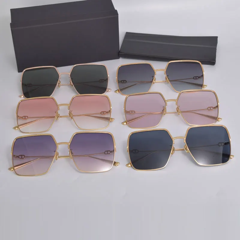 

High Quality Luxury Brand Design Stellaire SU Sunglasses Square Frames UV400 Lens Sunglasses Women Men With Original Package