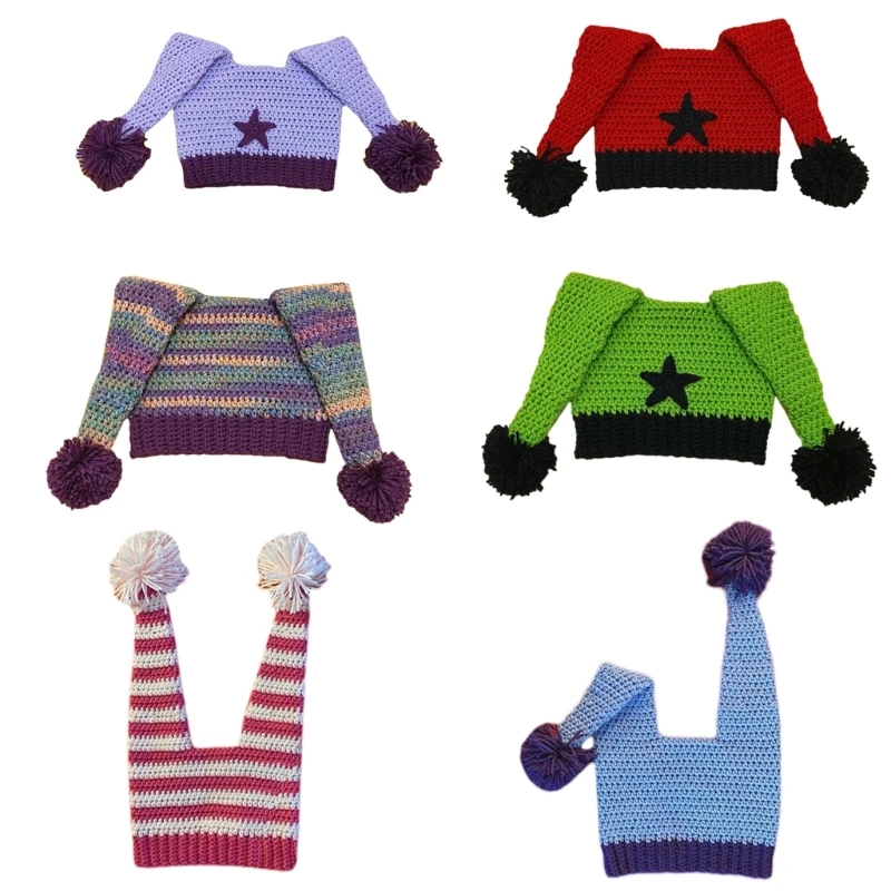 

Crochet Woolen Yarn Girls Hat Fashion Women Hat Teens Knit Hat Photo Headdress