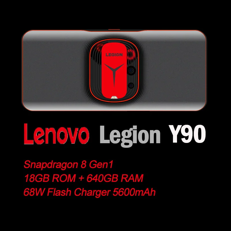 Оригинальный смартфон lenovo legion Y90 5G Snapdragon 8 Gen1 68 Вт flash charger 5600 мАч игровой телефон 6 92