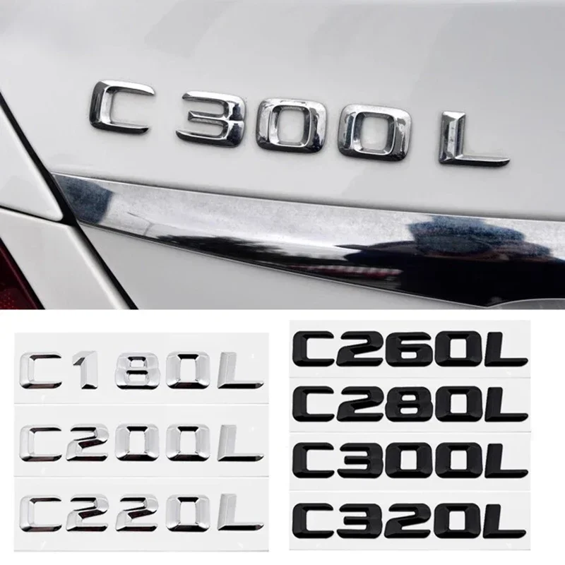 Наклейки на багажник автомобиля значок со старыми буквами для Mercedes Benz C Calss C550 C180L