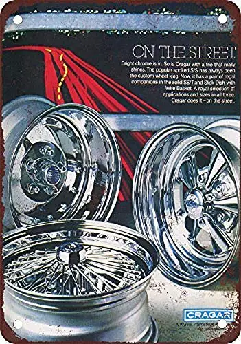 Настенный постер с колесами crтак жестяной знак винтажный декор для барбекю