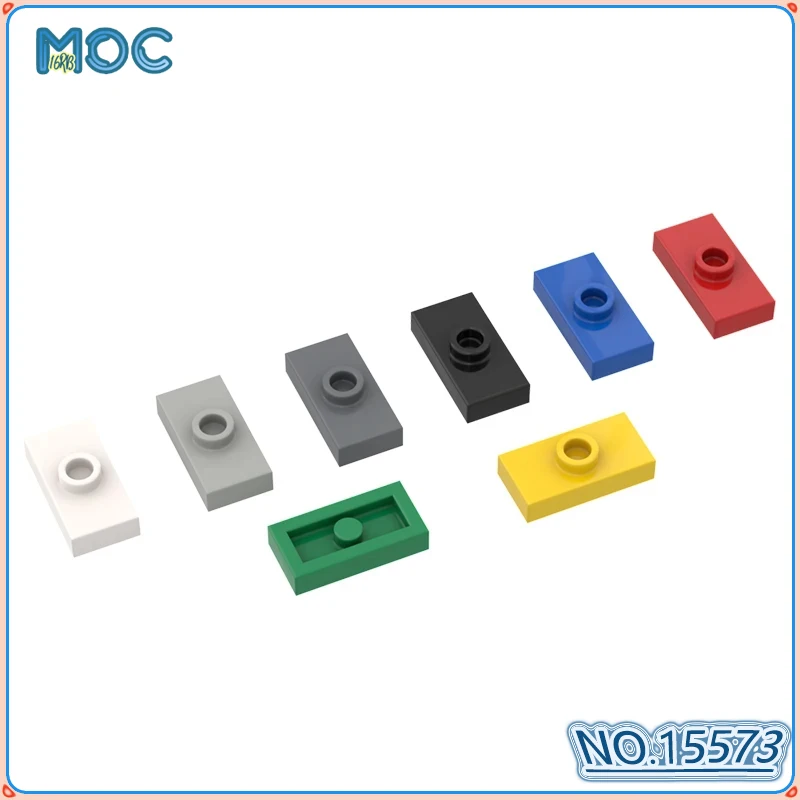 100 шт. пластина 1x2 с 1 гвоздиком пазами и нижним строительные блоки кирпичи