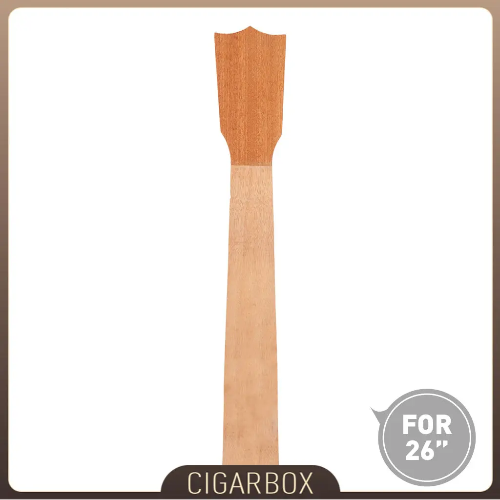 

DIY Ukulele Parts 26 Inch Ukulele Neck Without Holes Sapele For Tenor Ukulele DIY 4 Strings Hawaii Guitar Replacement