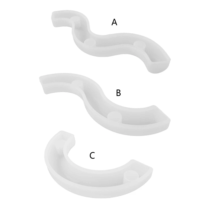 

Формы для подсвечников в форме C/M, 3D силиконовая форма для подсвечника, для рукоделия из каучука и цементных украшений для дома