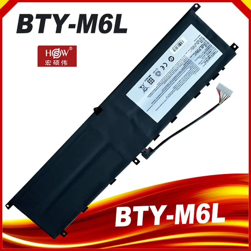 Аккумулятор SeagullStar BTY-M6L для MSI GS65 GS75 Stealth Thin 8RF 8RE PS63 P65 P75 Creator 8RC 8SC 9SC 9SE MS-16Q316Q2