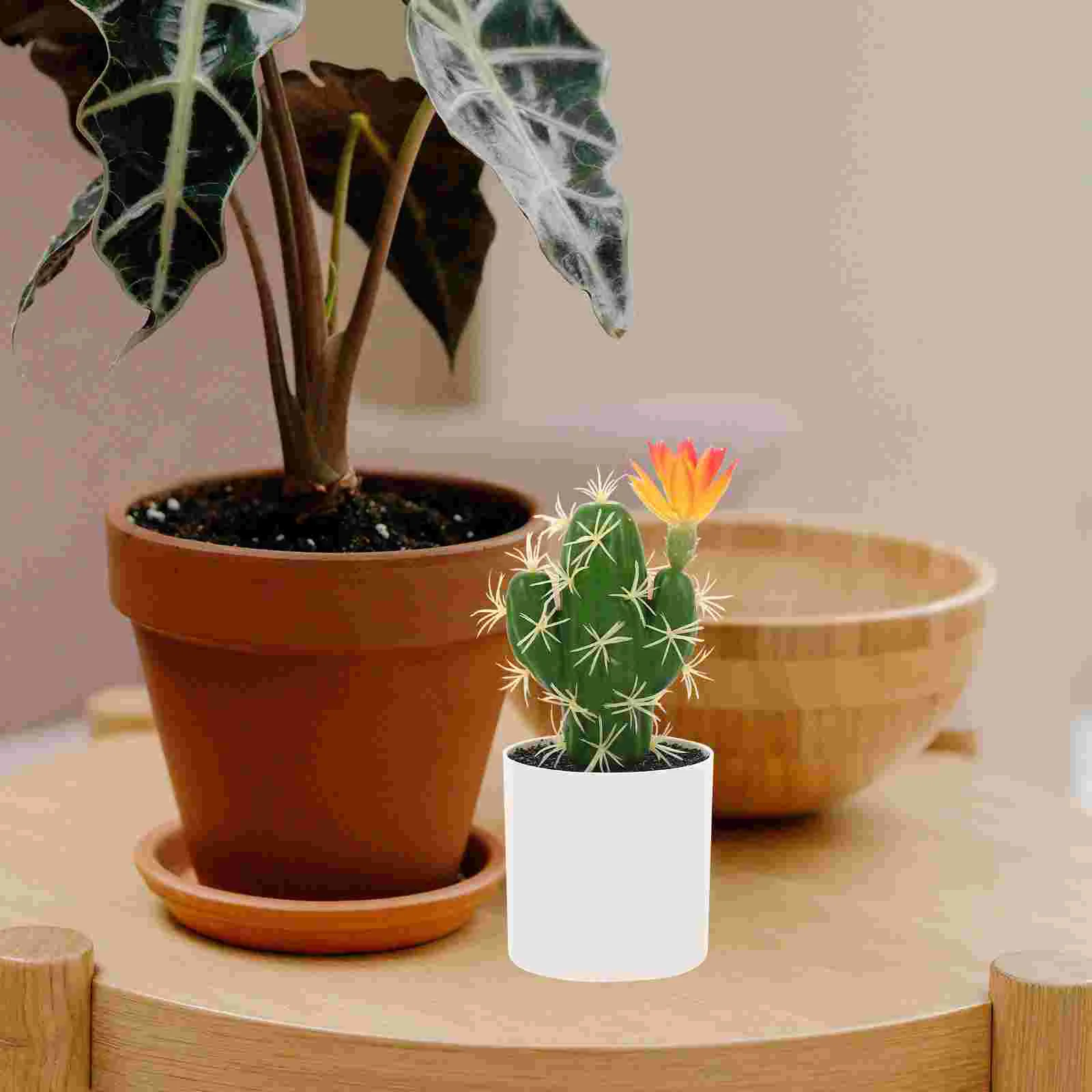 Сукуленый горшок имитация кактуса искусственные растения декоративное