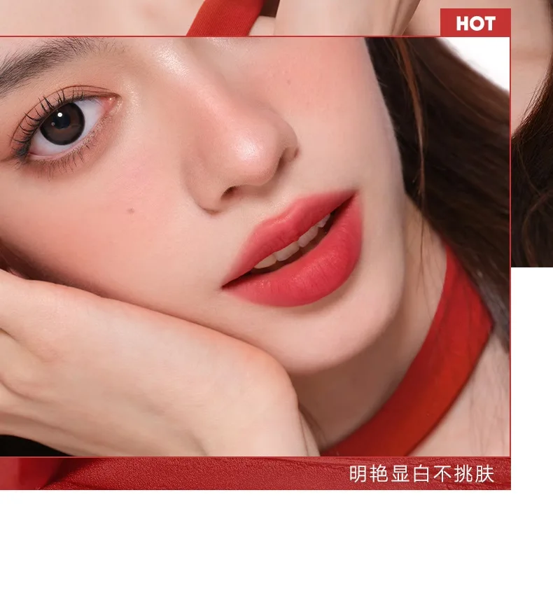 Трубчатая помада JUDYDOLL коллагеновая ручка матовая увлажняющая для ухода за кожей